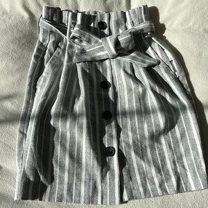 H&M striped skirt
